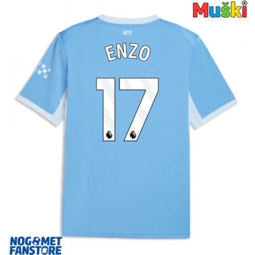 Manchester City Enzo Fernandez #17 Domaci Dres 2026-27 Kratak Rukav